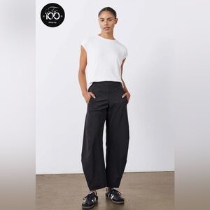 Elegant Black Wide Leg Women's Pants